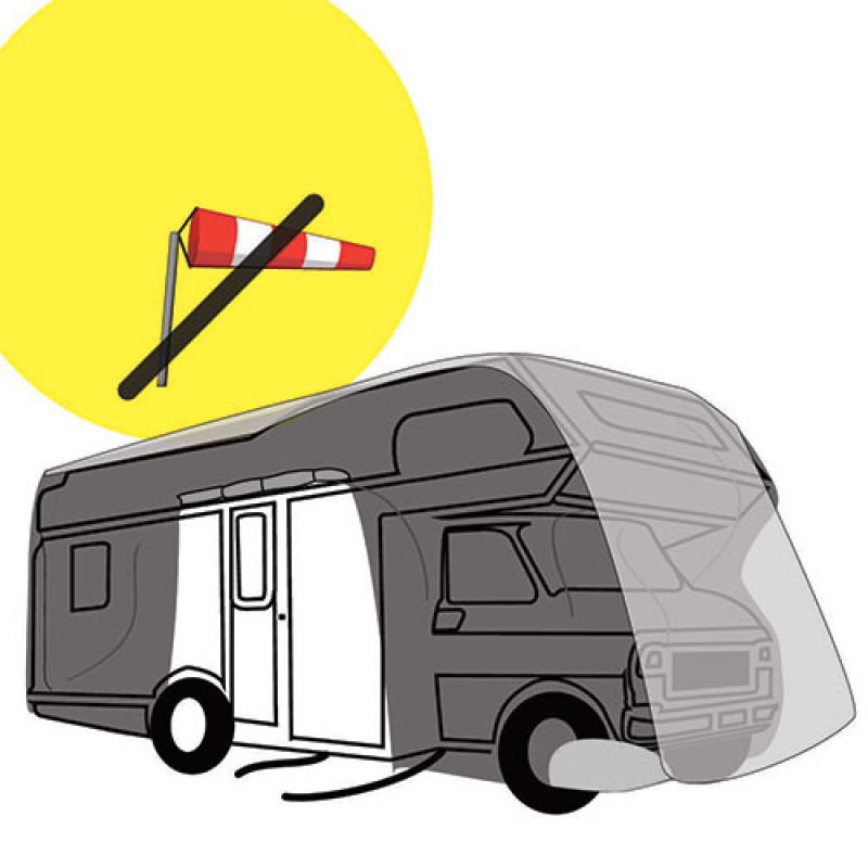 20225 Telo copri caravan Pro-tekt CM-XXXL 850x238x270H